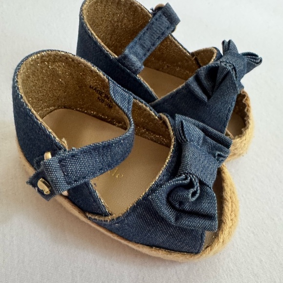 kate spade Other - Kate Spade - Blue Denim Infant Sandals